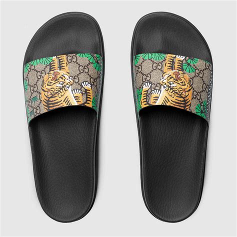 gucci bengal slides replica|Gucci shoes stitching.